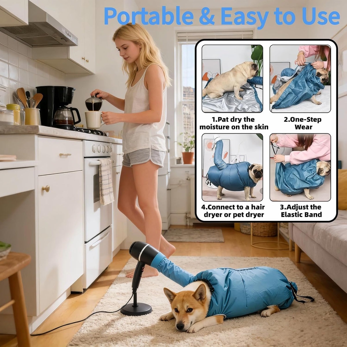 Portable and easy to use at home