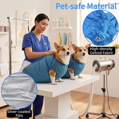 Pet-safe high-density oxford fabric with silver-coated lining