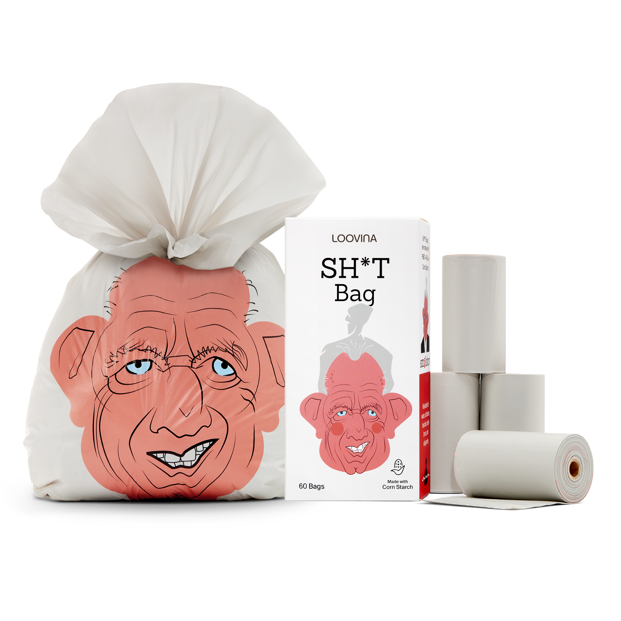 Loovina Kennedizine dog poop bags
