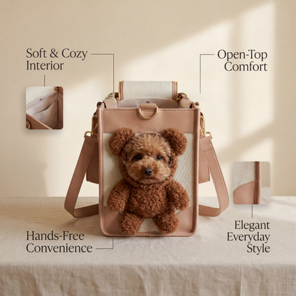 Loovina Tote Bag: soft and cozy interior, open-top comfort